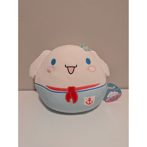 Cinnamoroll Squishmallows Plush Toy Hello Kitty & Friends White & Light Blue - Picture 1 of 7